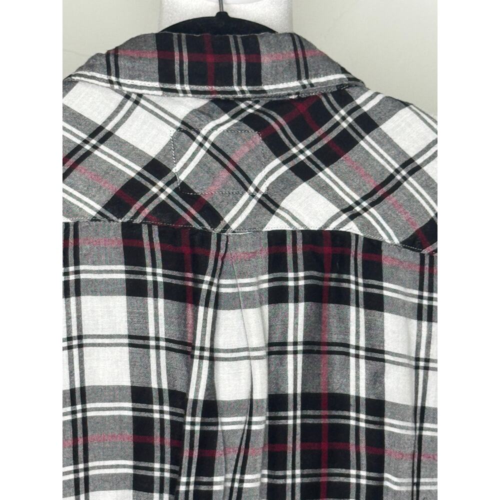 Rails Black and Red Plaid Size M - Picture 2 of 12